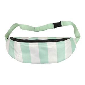 NWOT Green & White 2-Can Cooler Hip Bag‎